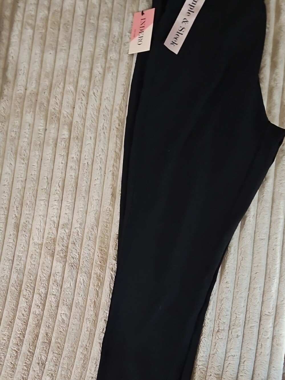Women's Black Ponte Skinny Pants - Sleek Stretch Trousers